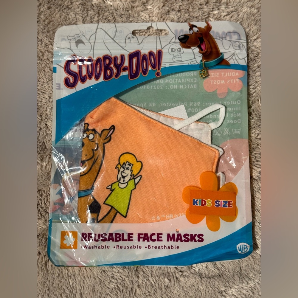 Scooby Doo Reusable Children’s Face Mask